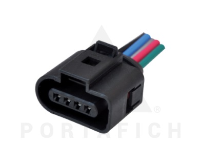 902- FICHA 4 VIAS SENSOR TEMP. Y AIRE VW  GOL